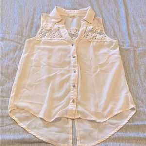 Cream blouse